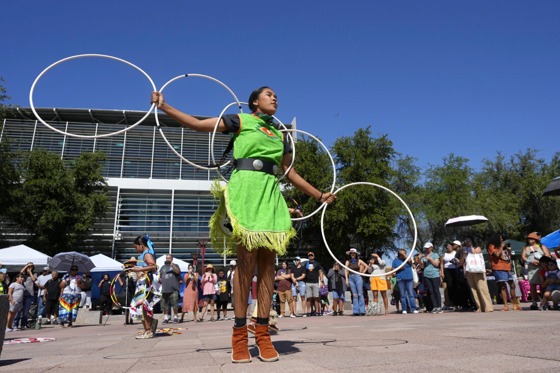 Dances and speeches mark Indigenous Peoples Day | News, Sports, Jobs - Vimarsana News